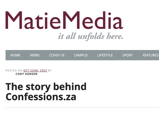 The story behind Confessions.za