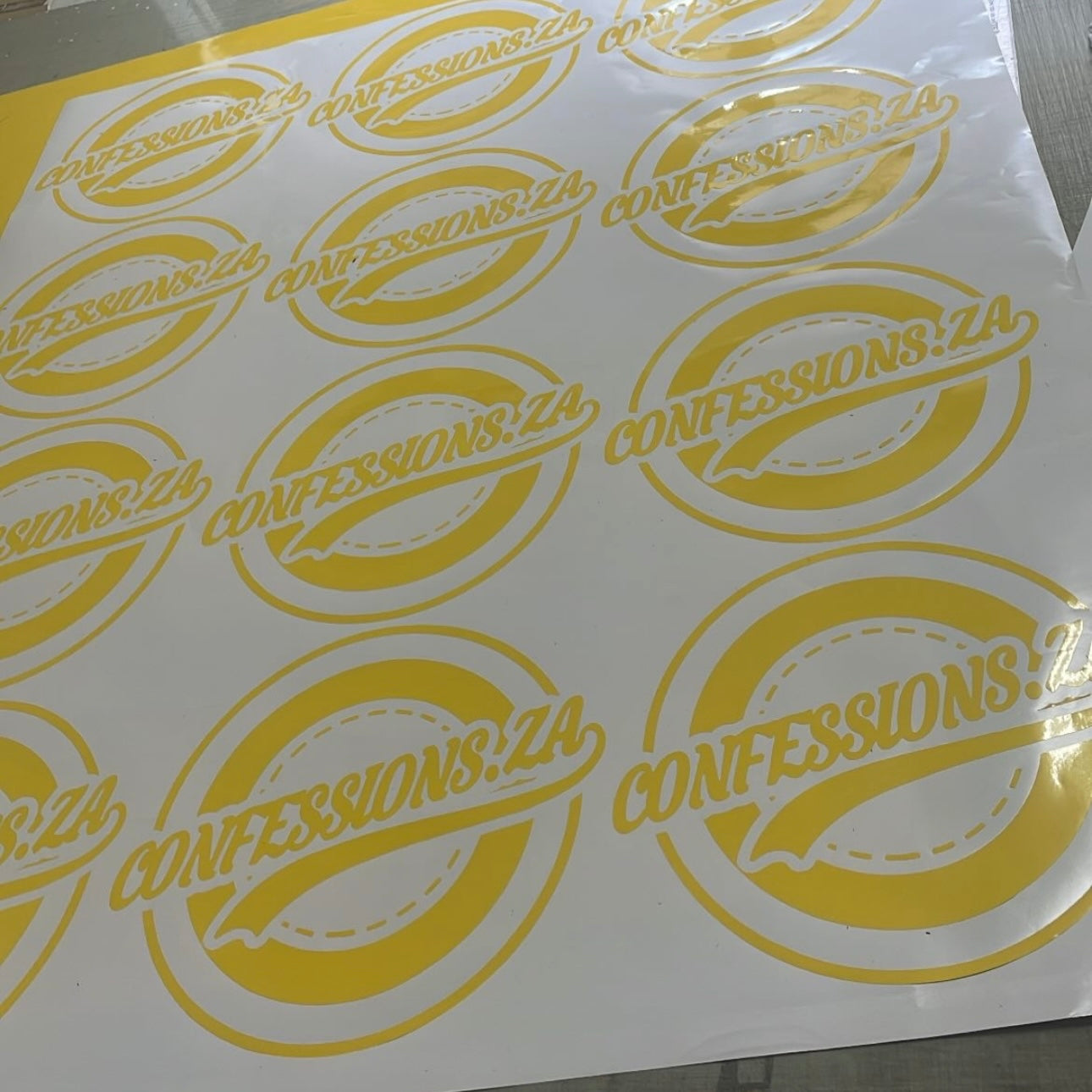 Confessions.za car decal - Pack of 2