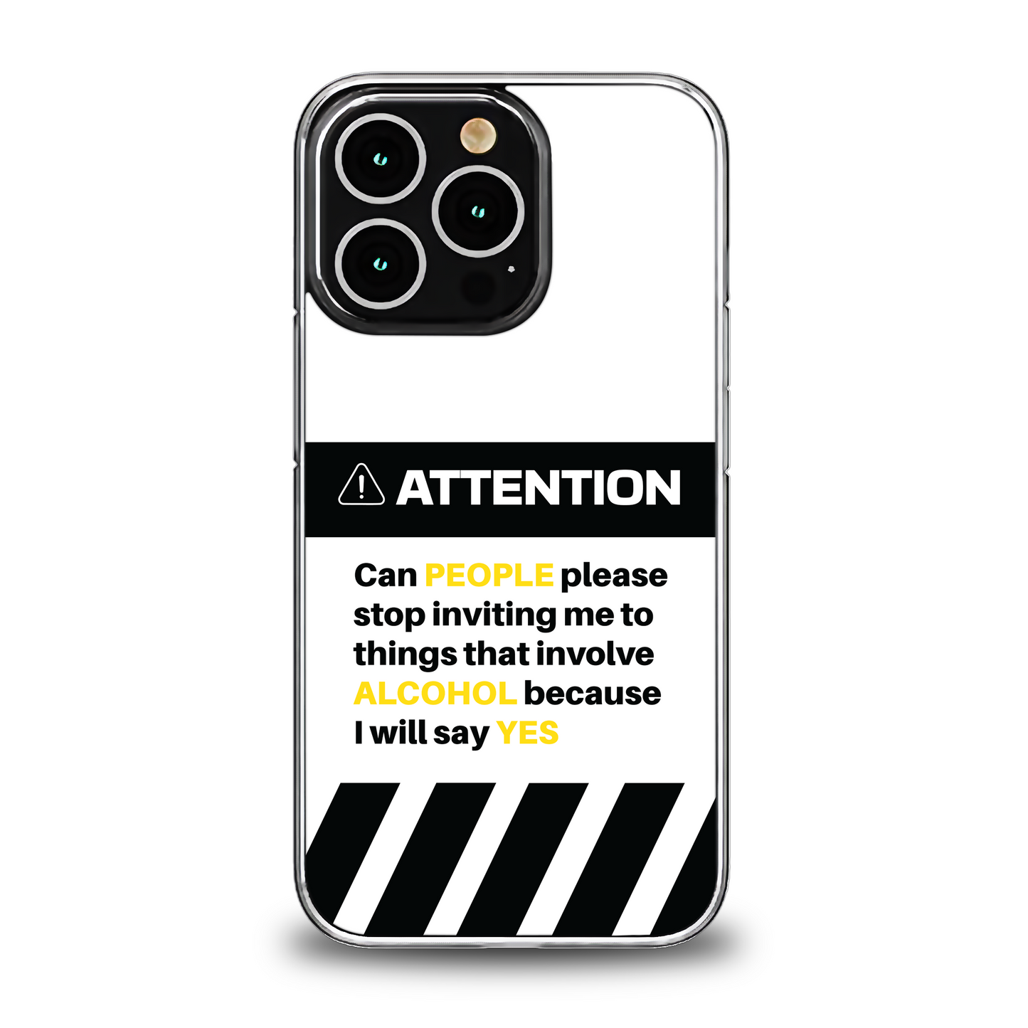 Attention Phone Case - Apple