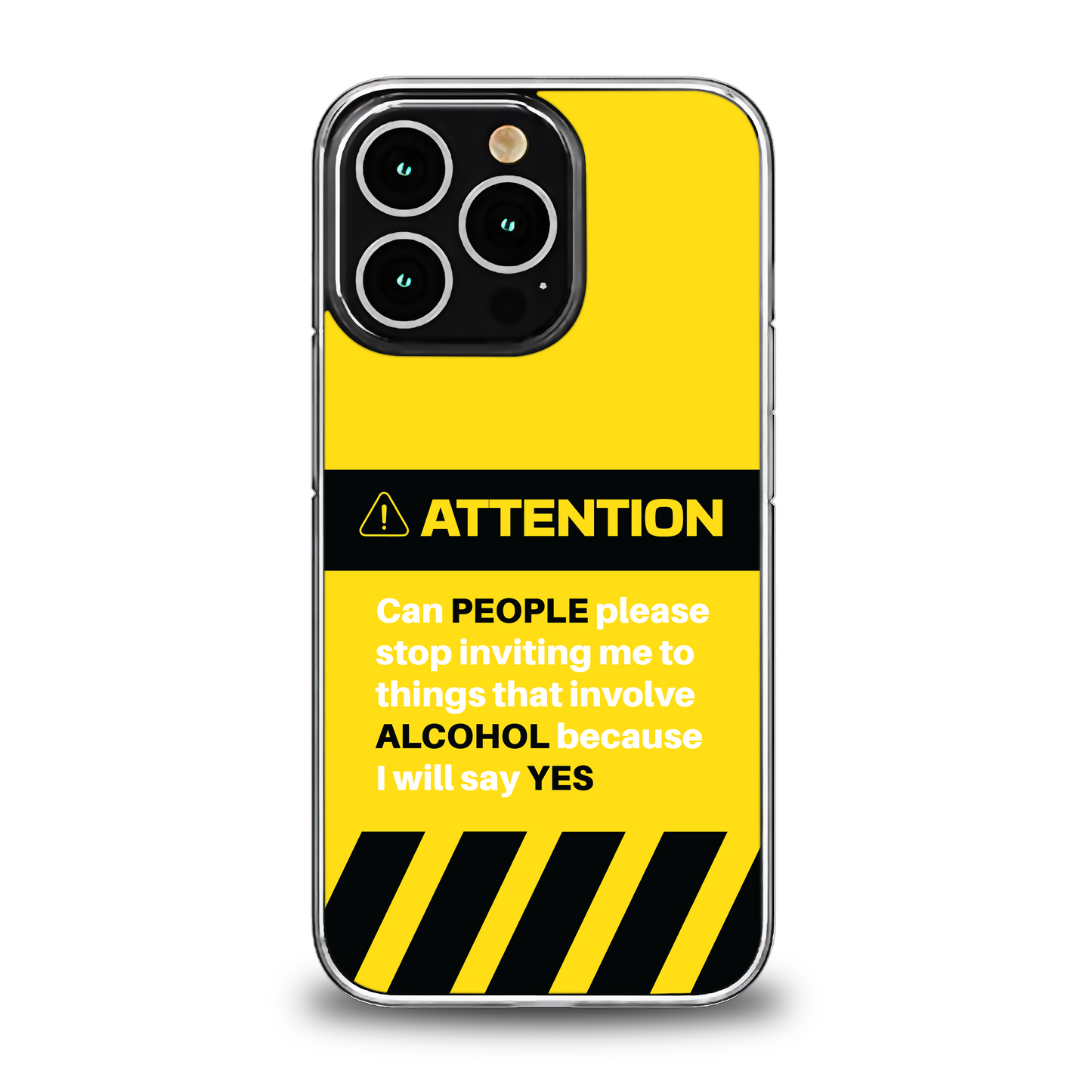 Attention Phone Case - Apple