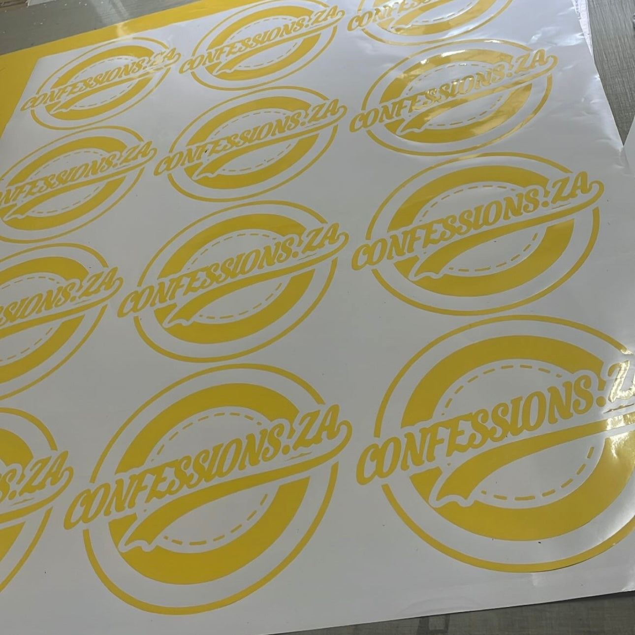 Confessions.za car decal - Pack of 2