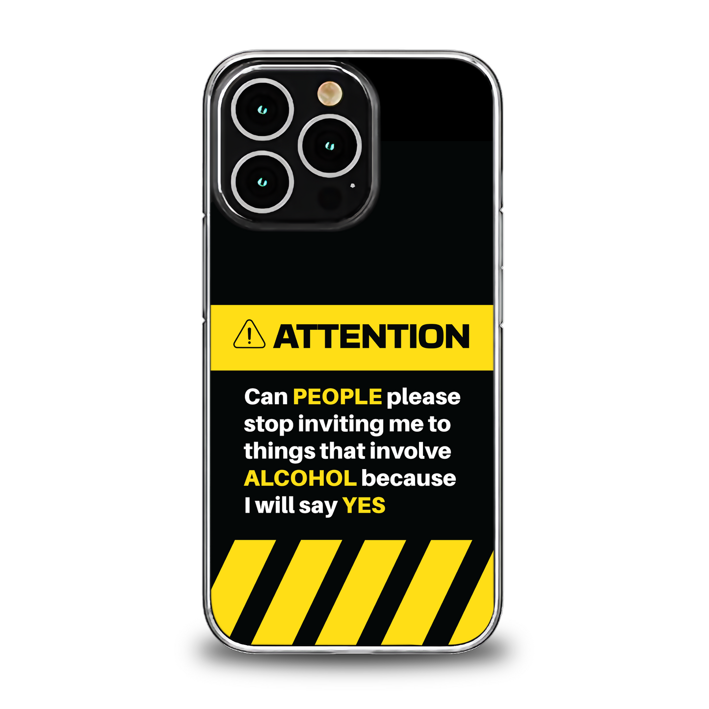 Attention Phone Case - Apple
