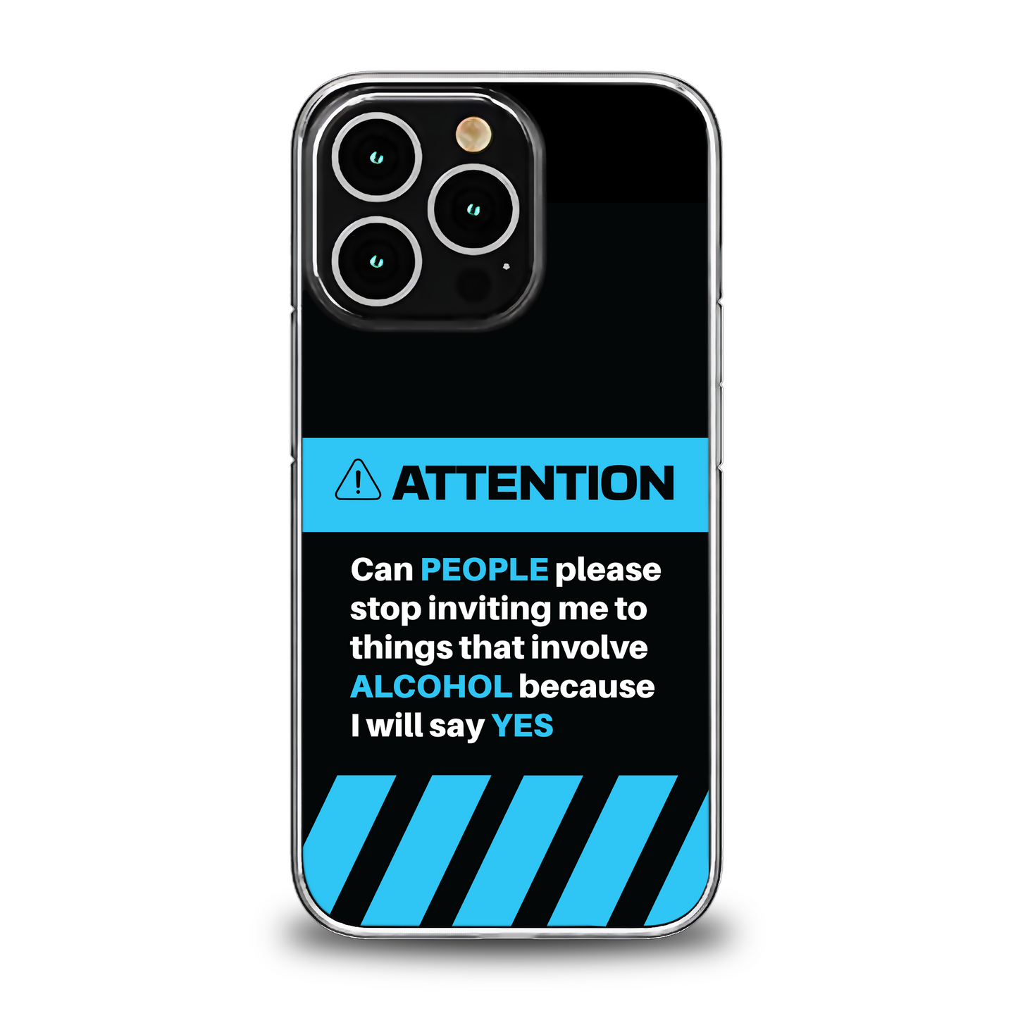 Attention Phone Case - Apple